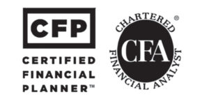 Certified Financial Planner CFP and Chartered Financial Analyst CFA Logos